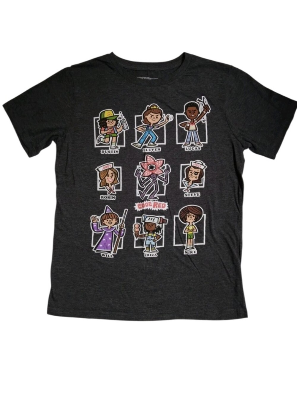 Kids Graphic Tee with Stranger Things Characters